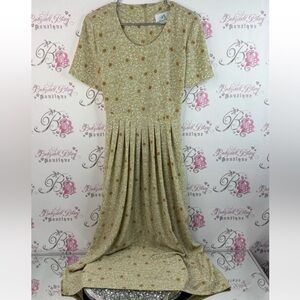 Mark Edwards dress, Maxi, Long vintage flowers tie up Floral belted Dress